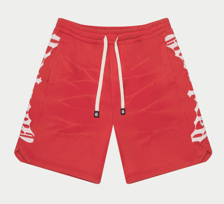 Godspeed CourtSide Shorts "Red Tie Dye"