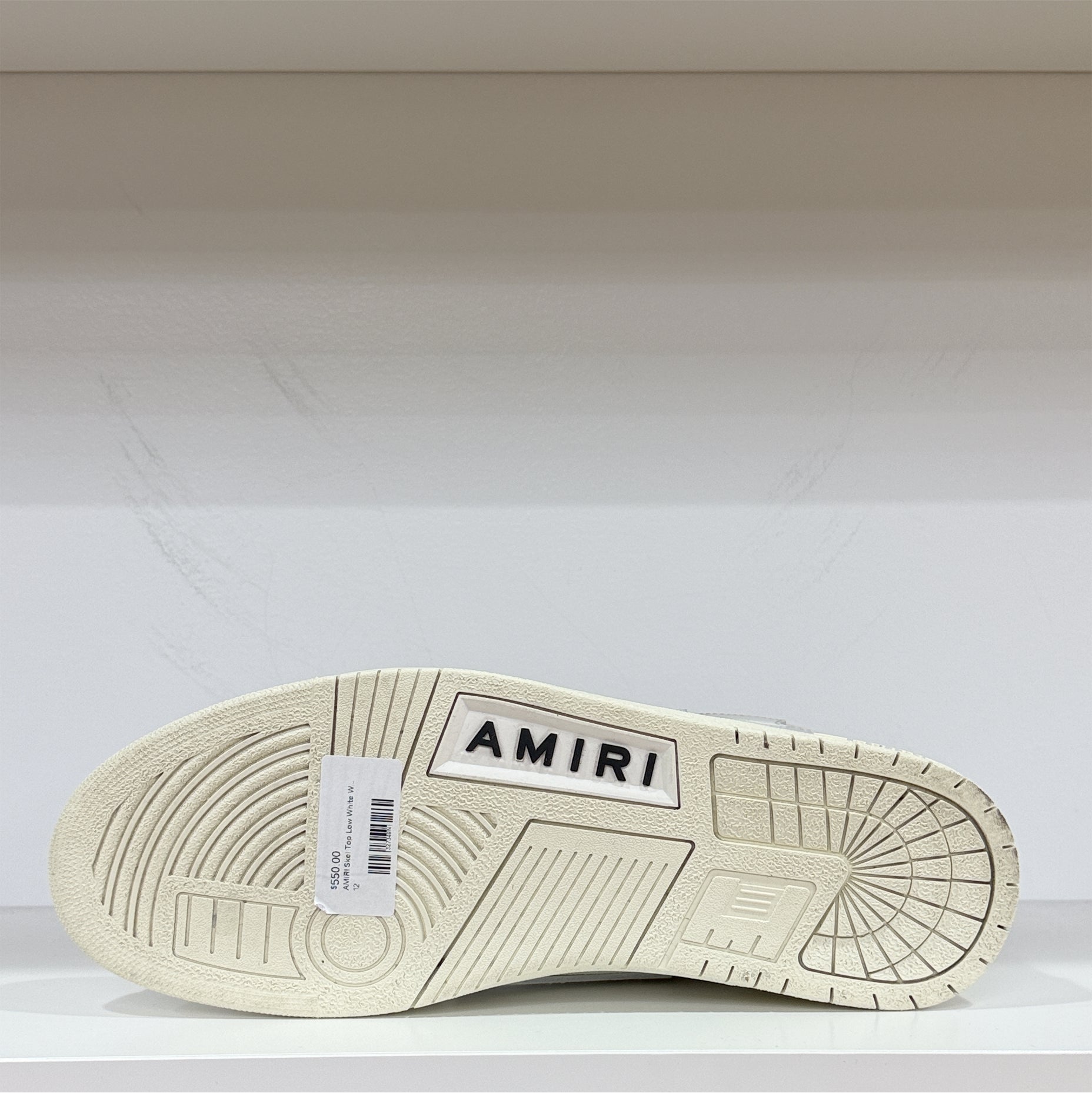 AMIRI Skel Top Low White White (Pre-Owned)
