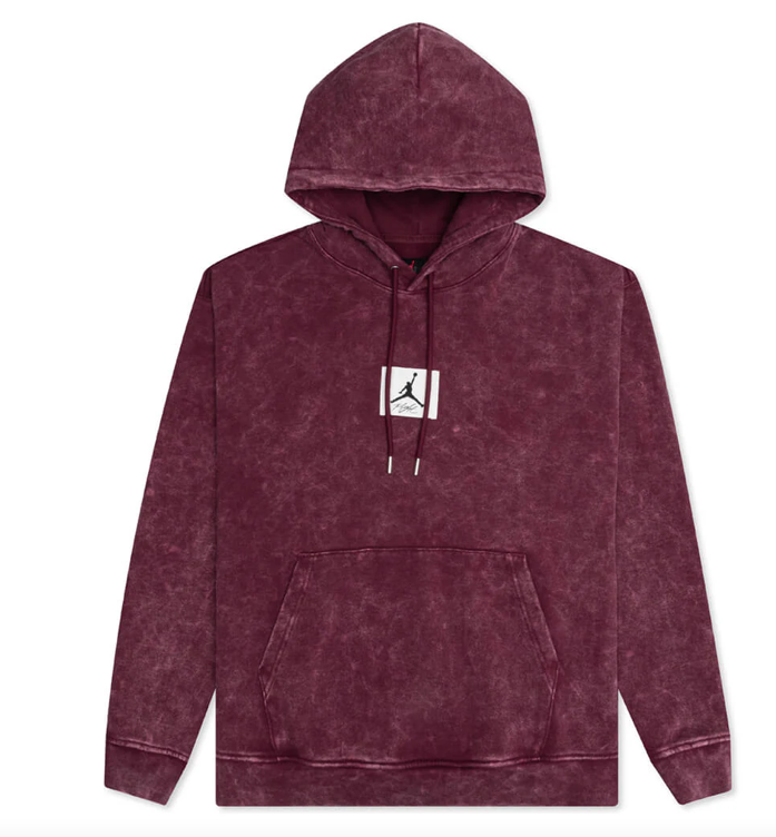 Jordan Washed Fleece hoodie (Cherrywood Red)