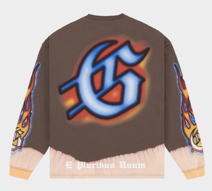 Godspeed "Off the Leash" Long Sleeve Tee Shirt Light Brown