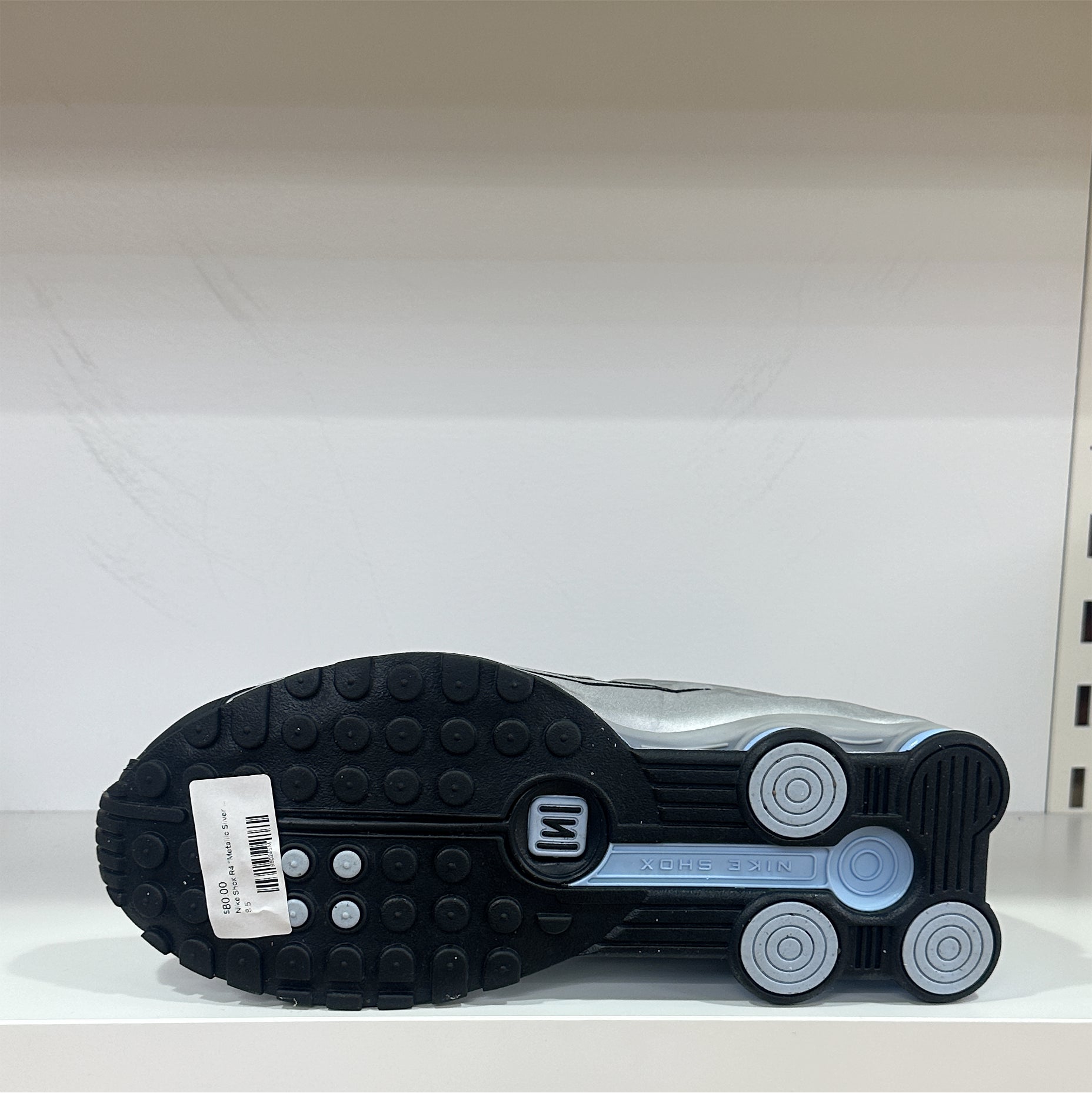 Nike Shox R4 “Metallic Silver Black Psychic Blue” (Pre-Owned)