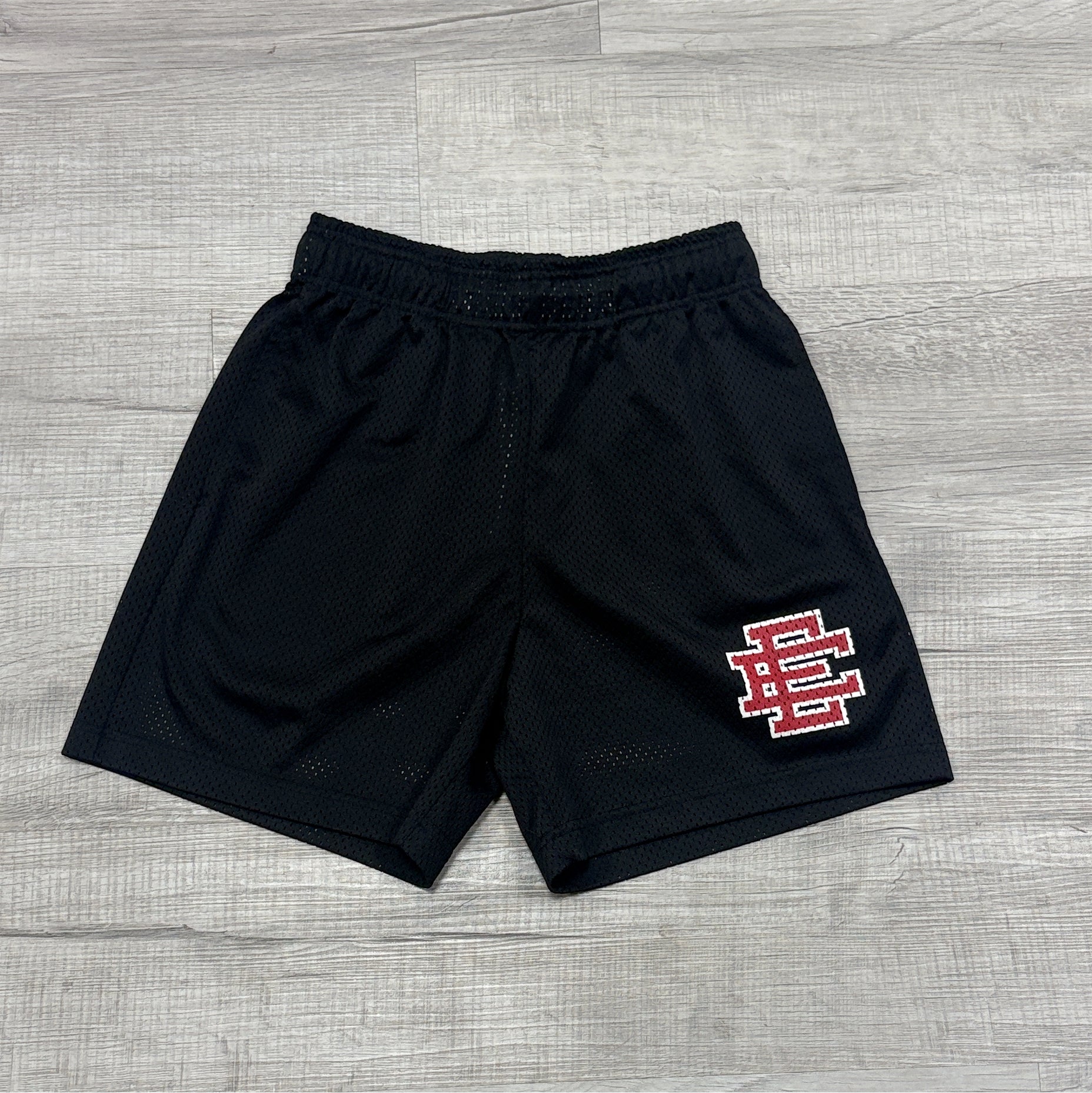 Eric Emanuel EE Short "Black Varsity Red"(Pre-Owned)