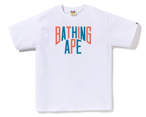Bape Colors NYC Logo Tee (White) (SS23)