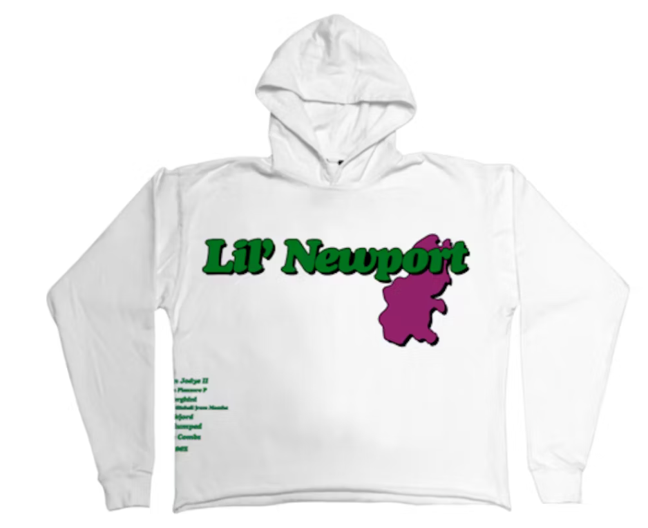 Vlone Yams Day Lil Newport Hoodie (White)