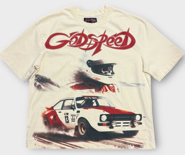 Godspeed Abu Dhabi Desert Challenge Tee "Bone"