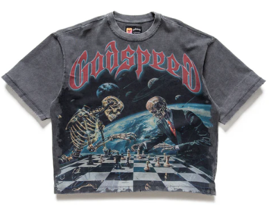 Godspeed Checkmate Tee "Grey"