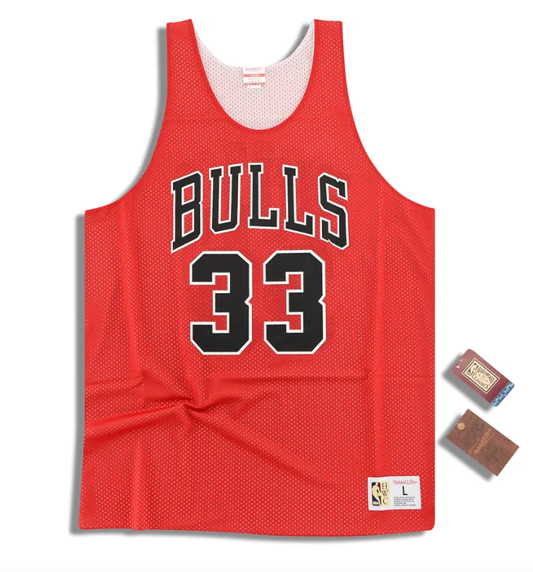 Mitchell & Ness Chicago Bulls Pippen #33 Reversible Jersey