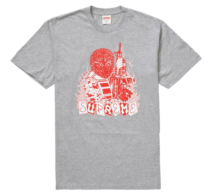 Supreme "Mercenary" Tee Shirt (Grey) FW19