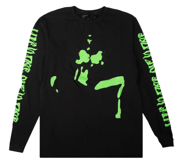 Vlone Lady Long-Sleeve T-Shirt 'Black'