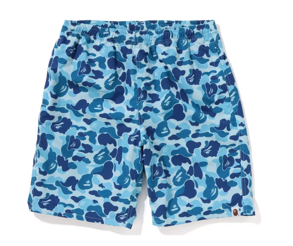 A Bathing Ape Swim Trunk 2nd Camo “Baby Blue”