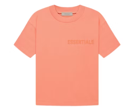 Essentials Fear Of God Tee "Coral"
