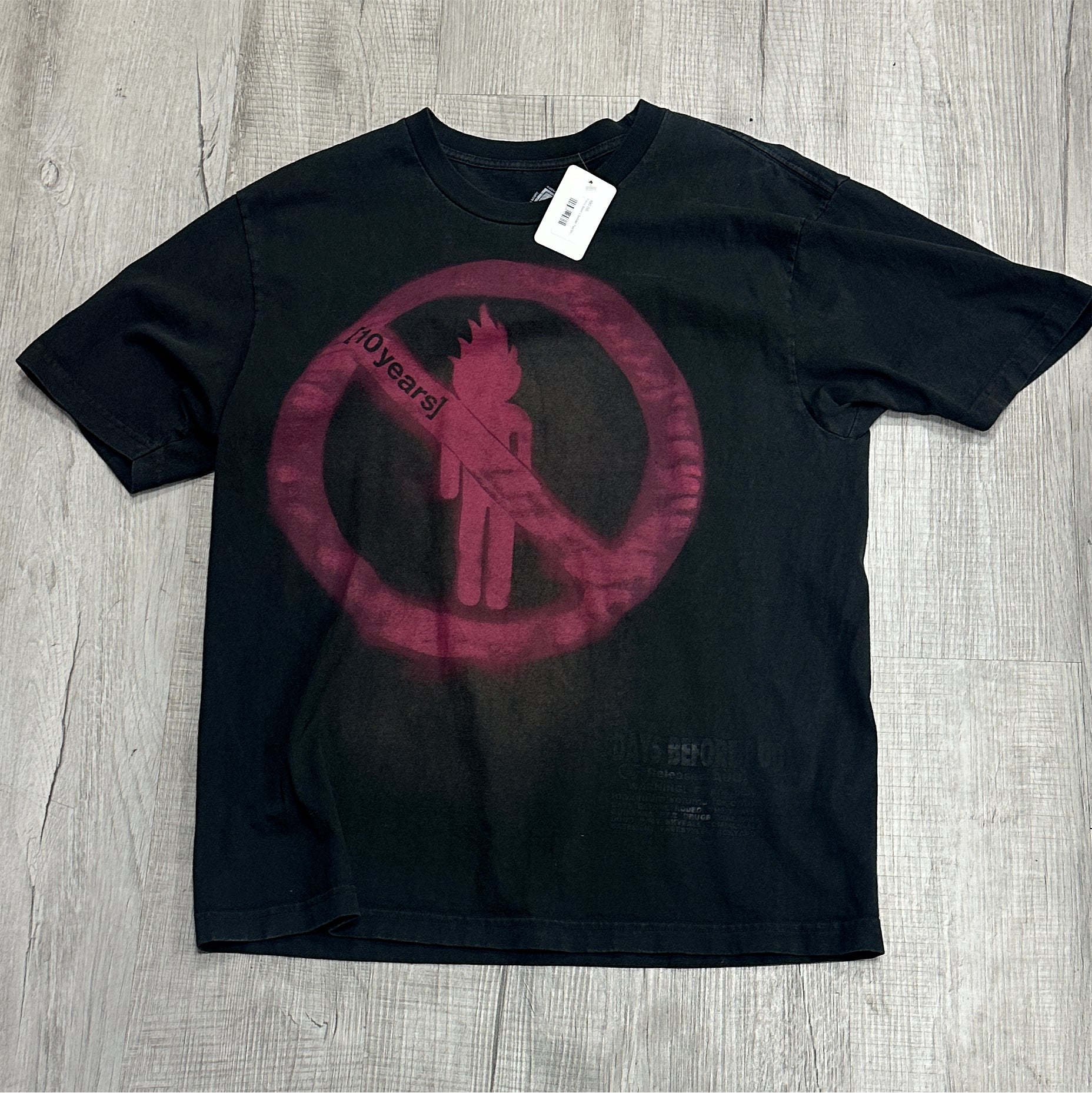 Travis Scott x Sp5der Tee Shirt Brown "Days Before Rodeo" (Pre-Owned)