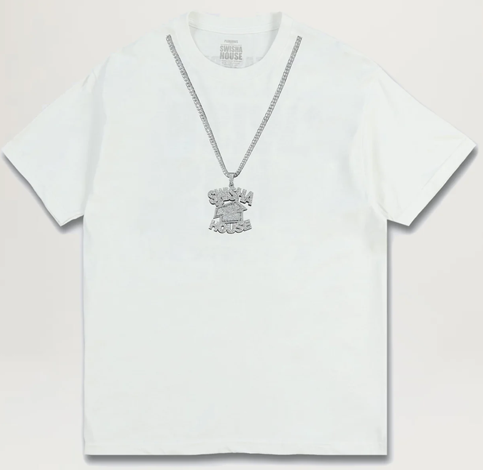 Pleasures X Swisha House Tee (White)