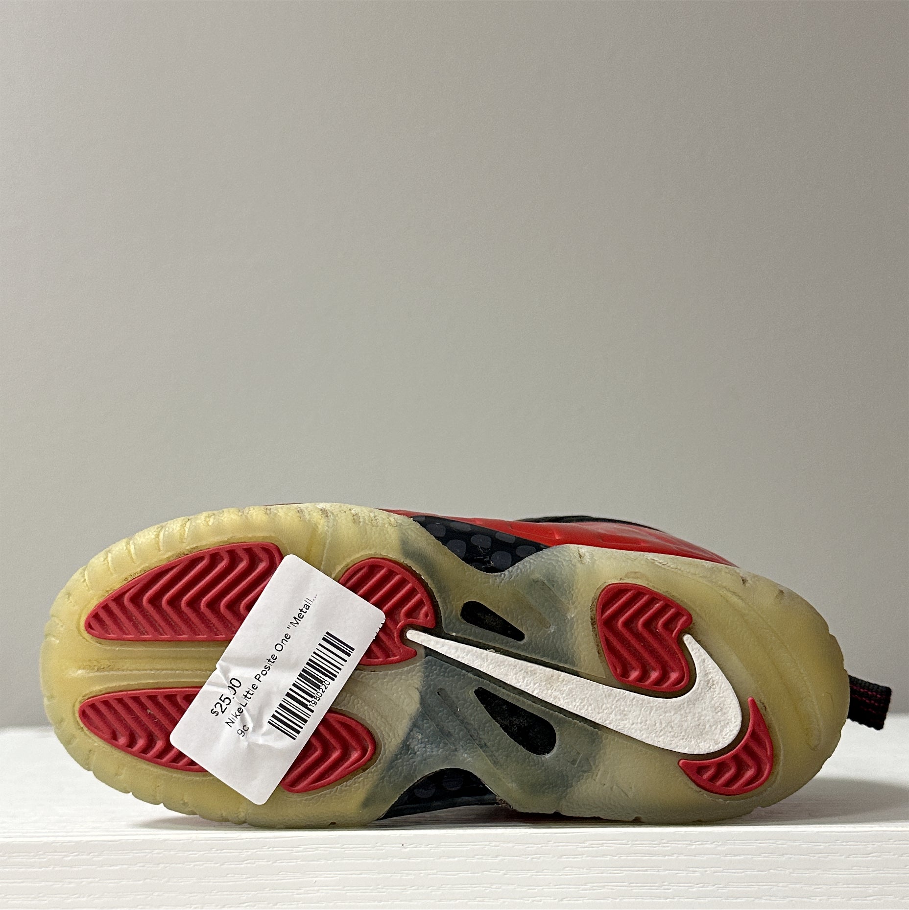 Nike Little Posite One "Metallic Red" (Pre-Owned)