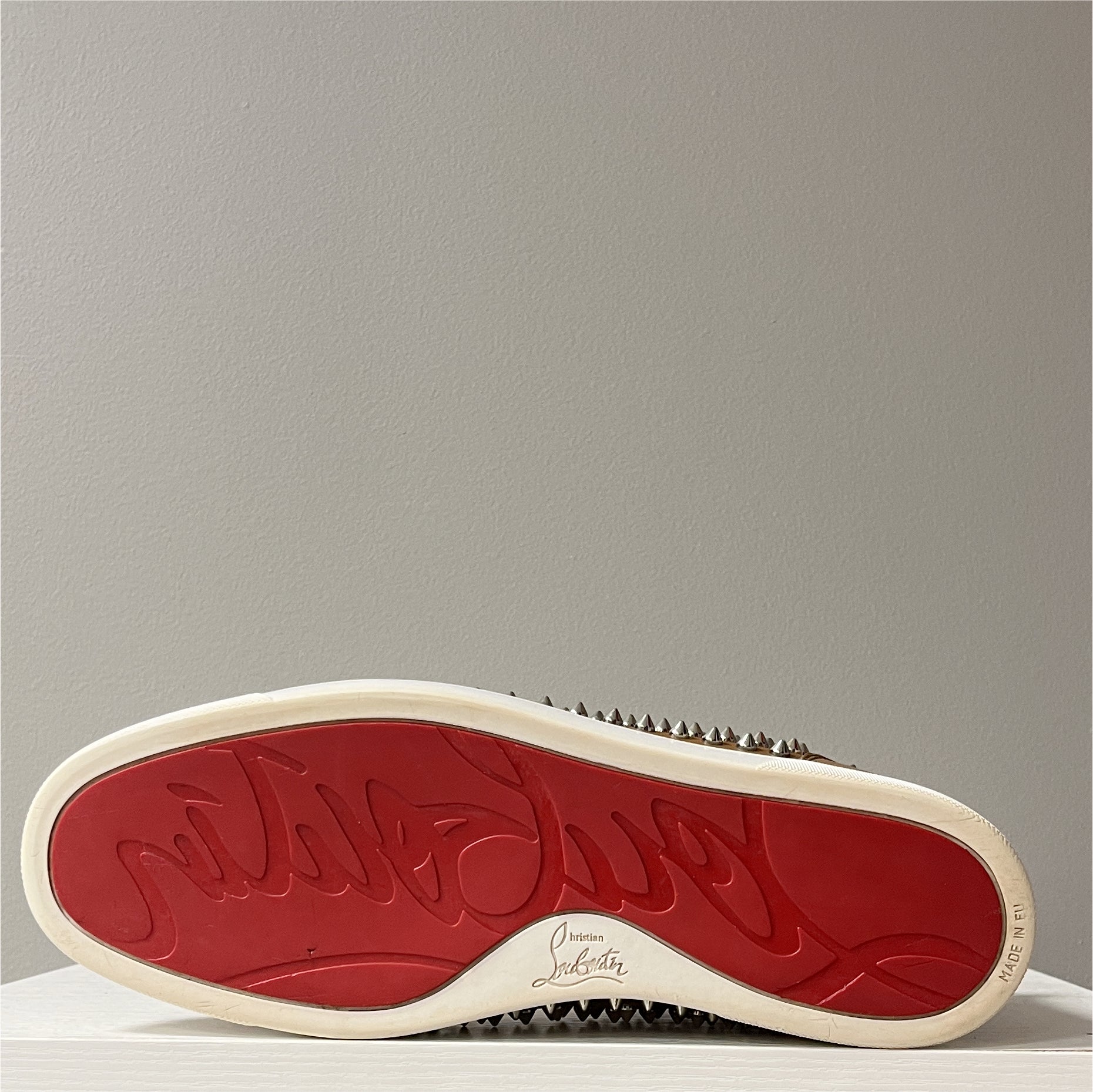 Christian Louboutin High "Spiky Brown" (pre-owned)