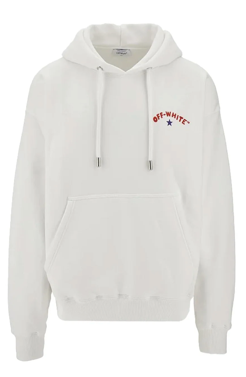 Off-White "Star Arrow" Skate Hoodie (White)