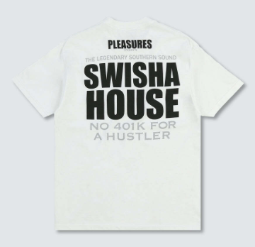 Pleasures X Swisha House Tee (White)