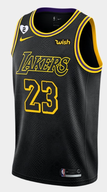 Lebron James Snakeskin Lakers Jersey