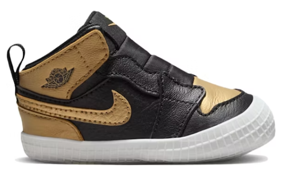 Air Jordan 1 High OG "Black Metallic Gold" Bootie (Inf)