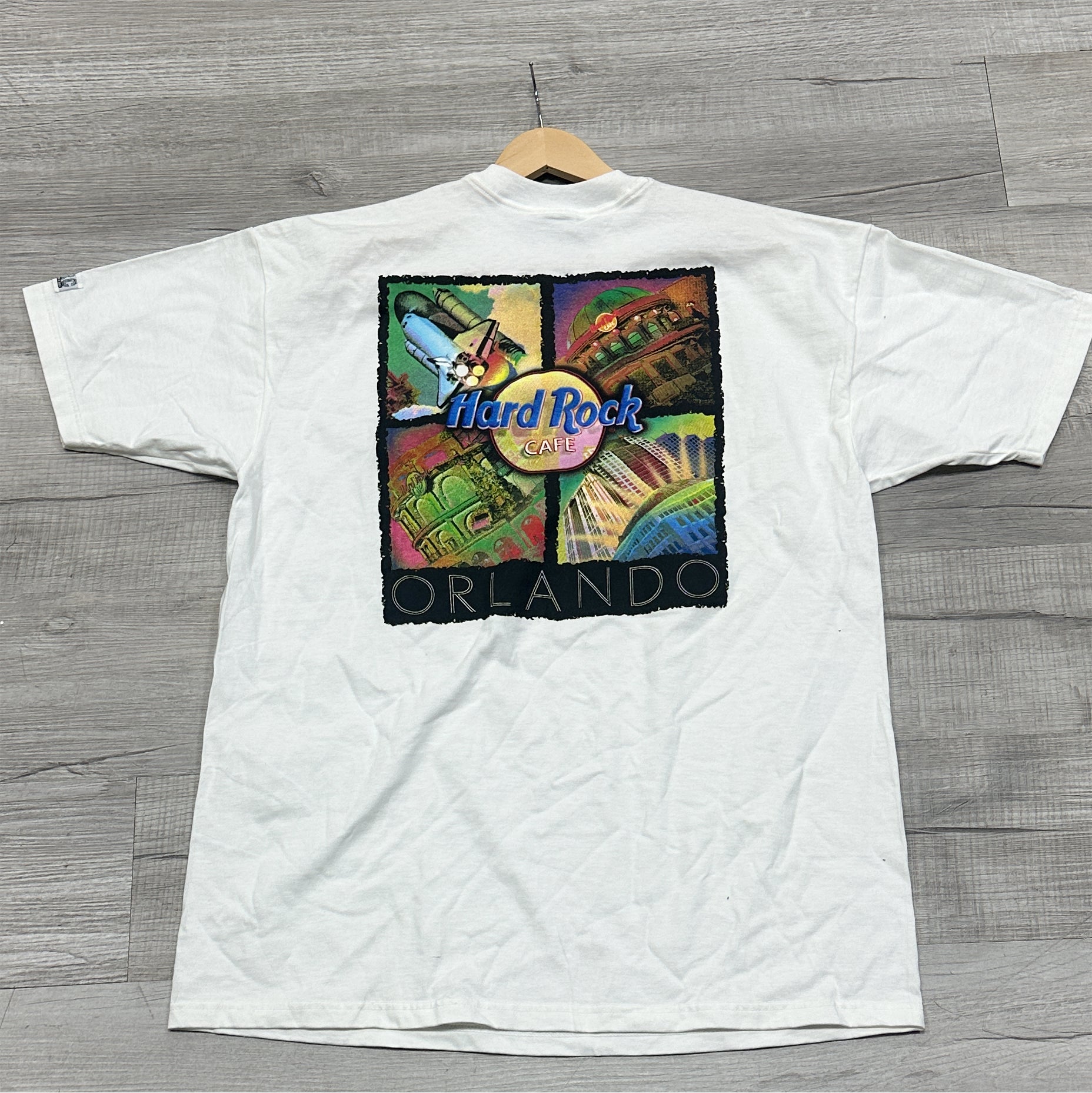 Vintage Hard Rock Cafe Orlando Shirt White (Pre-Owned)