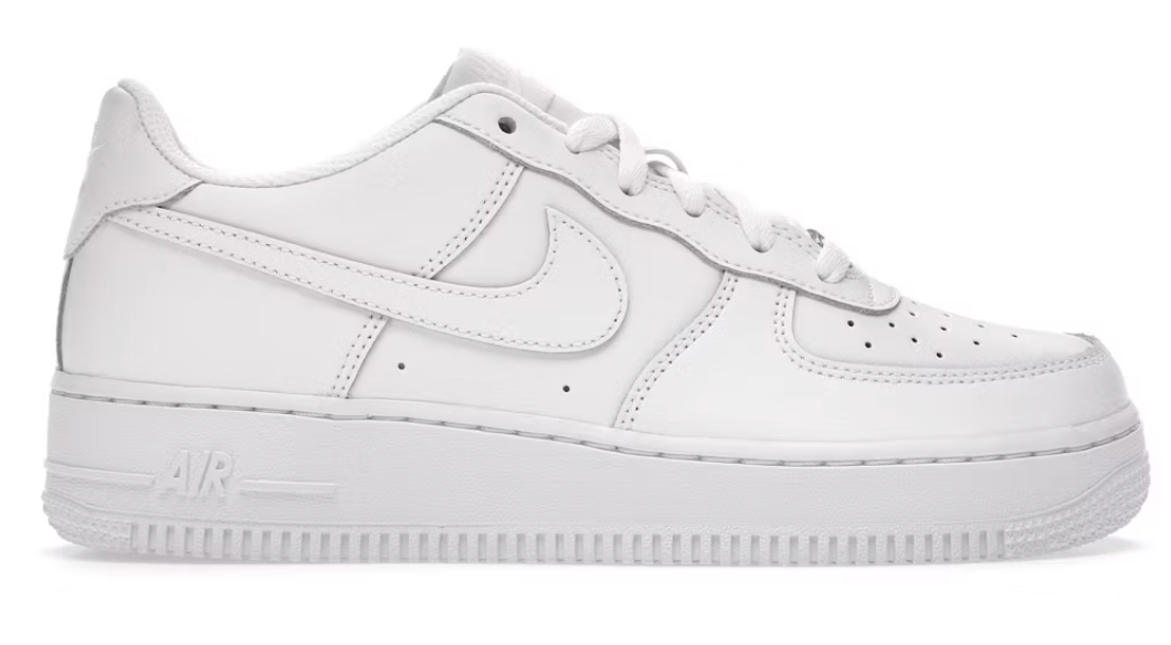 Nike Air Force 1 Low LE Triple White (GS)