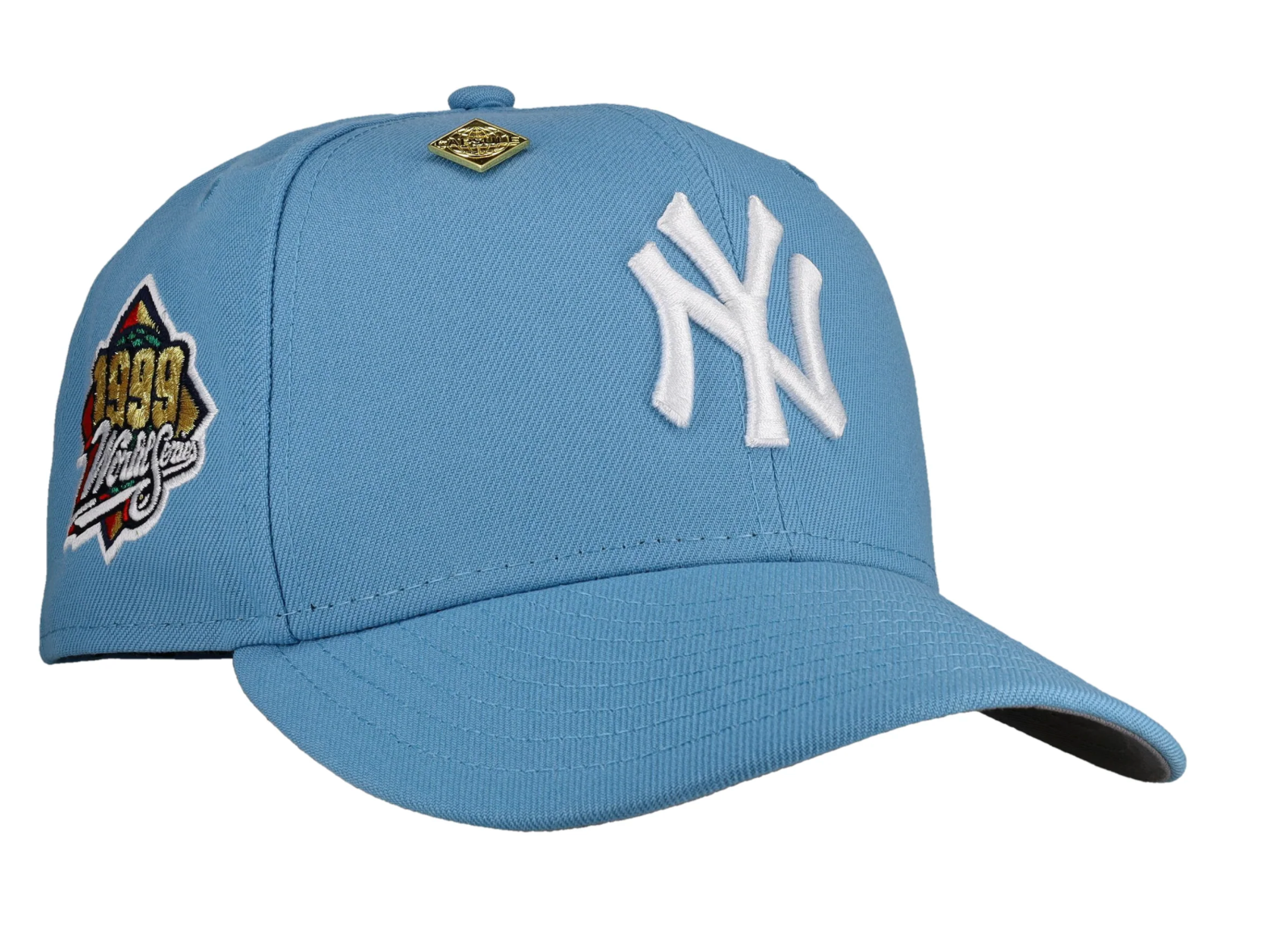 New York Yankees 1999 World Series "Skyline Dynasty" Metallic 59Fifty Fitted Hat