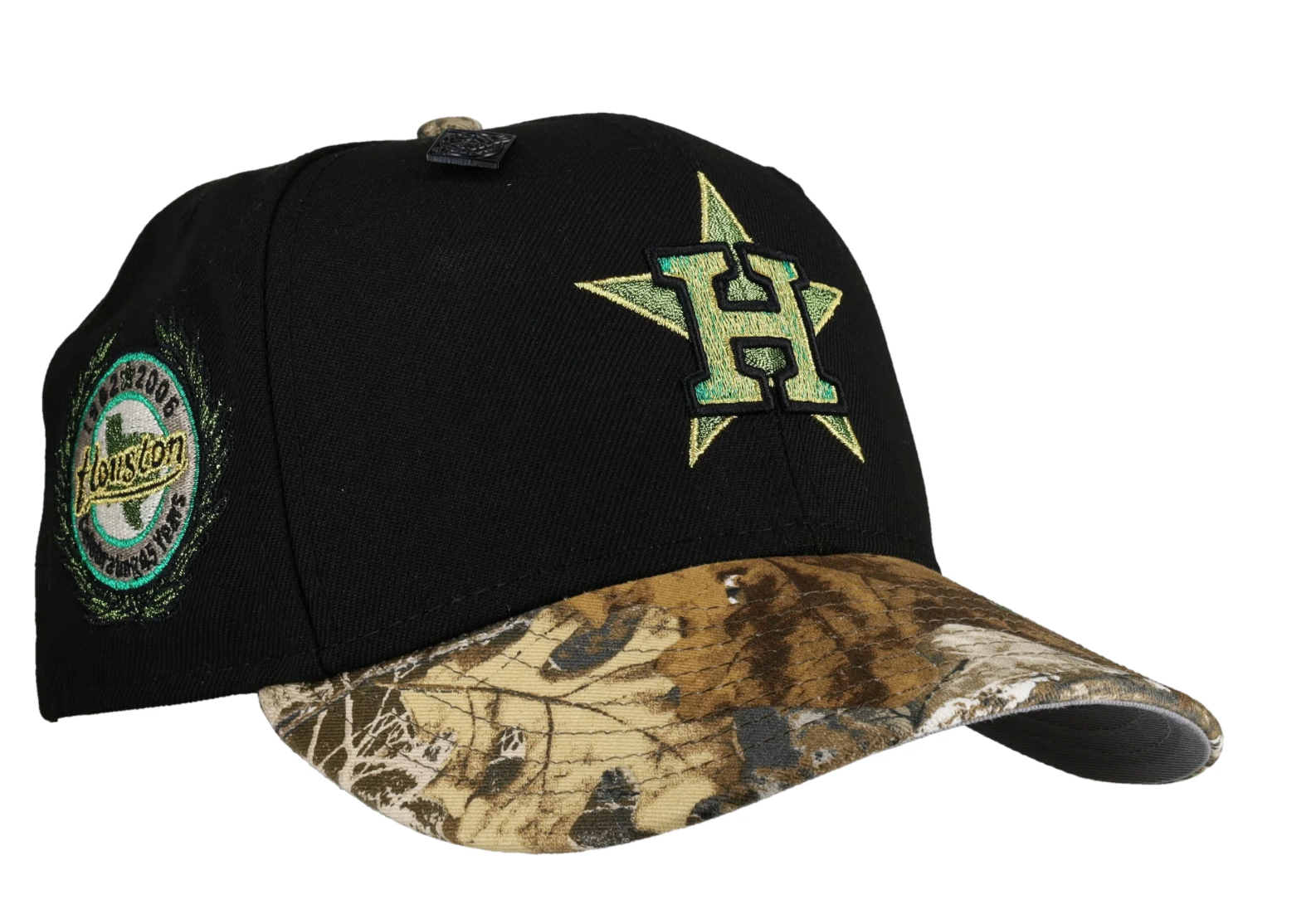 Houston Astros 45 Years Black/Realtree Metallic 59Fifty Fitted Hat