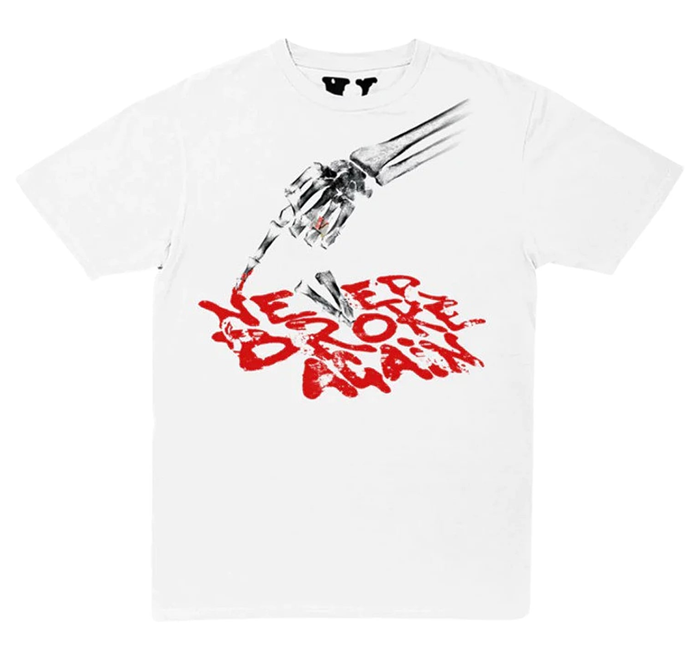 Vlone Never Broke Again Tee White Youngboy