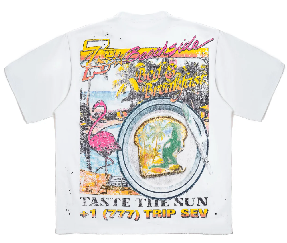 Triple 7 "Weekend Getaway" Tee White