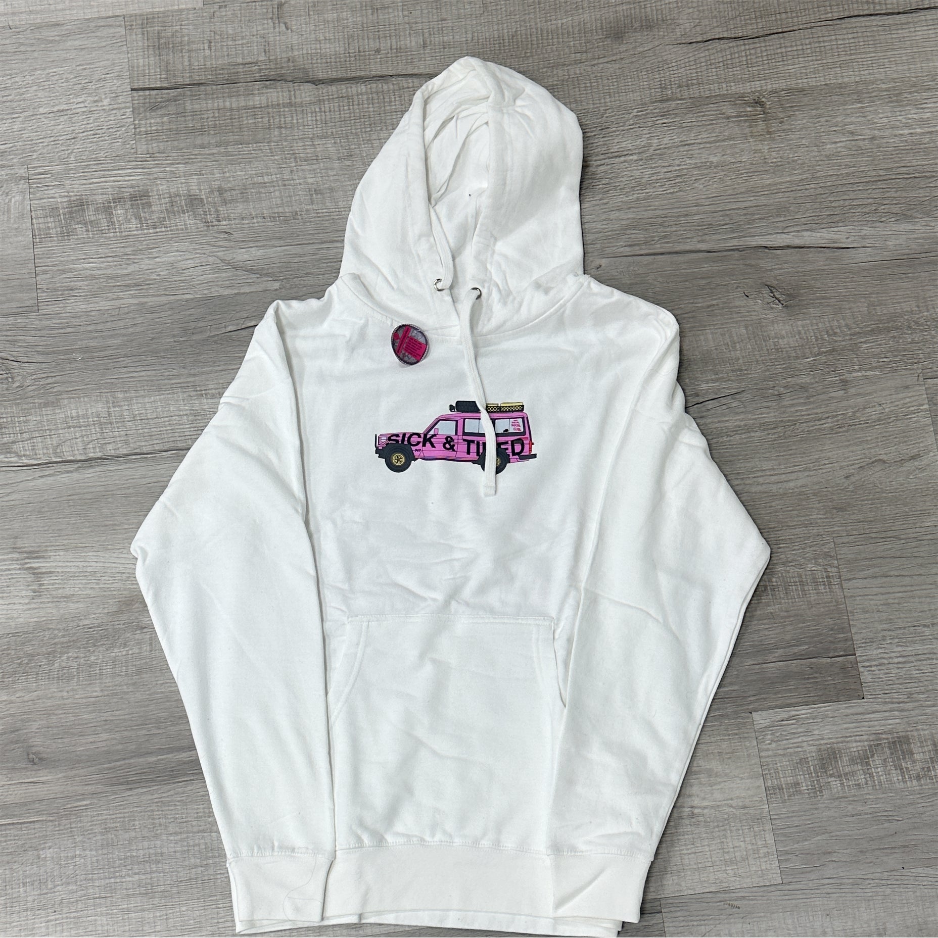 Anti Social Club Everyone In LA Hoodie "White"
