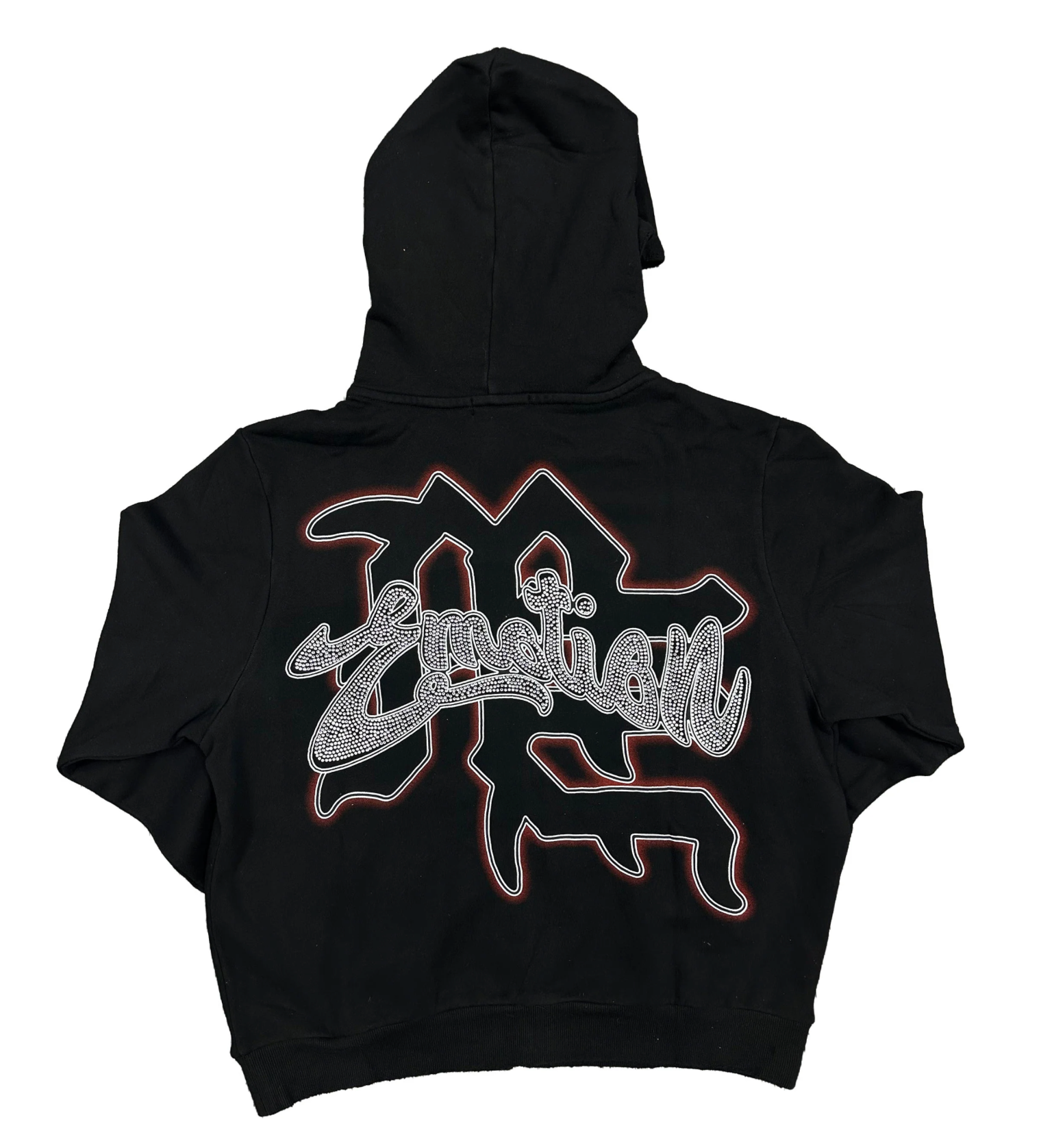 Mixed Emotions "Rhinestone" Hoodie (Black)