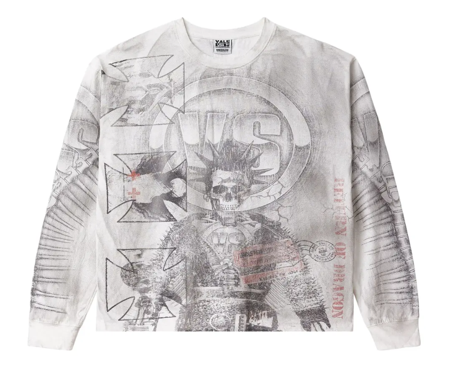 Vale Forever "Reggie" Long Sleeve Tee Shirt (White)