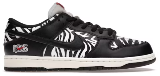 Nike SB Dunk Low "Quartersnacks Zebra"