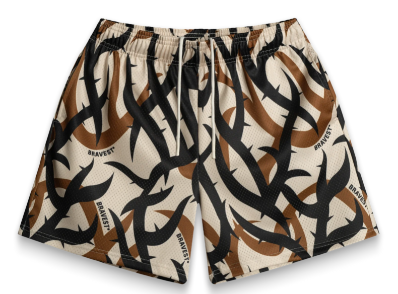 Bravest Studio "Brown Thorn" Shorts