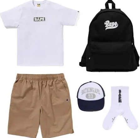 Bape Backpack Summer Set