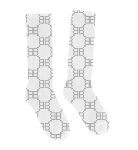 Bravest Studios Socks "White Matrix"