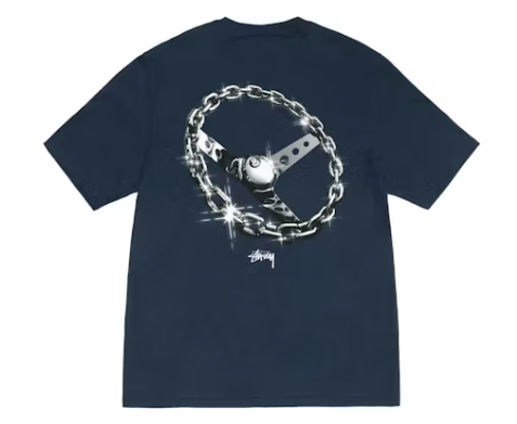 Stussy Chain-Link Tee "Navy"