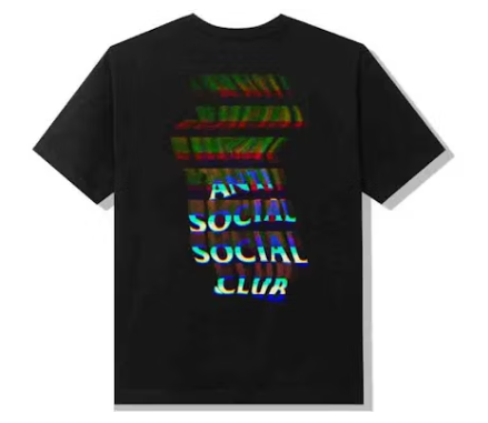 Anti Social Club "Fuzzy Connection" Tee (Black)