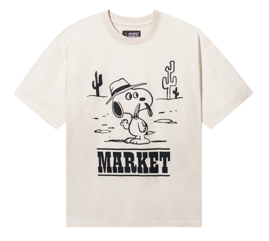 Market Studios "Peanuts Needles Tee"(Ecru)