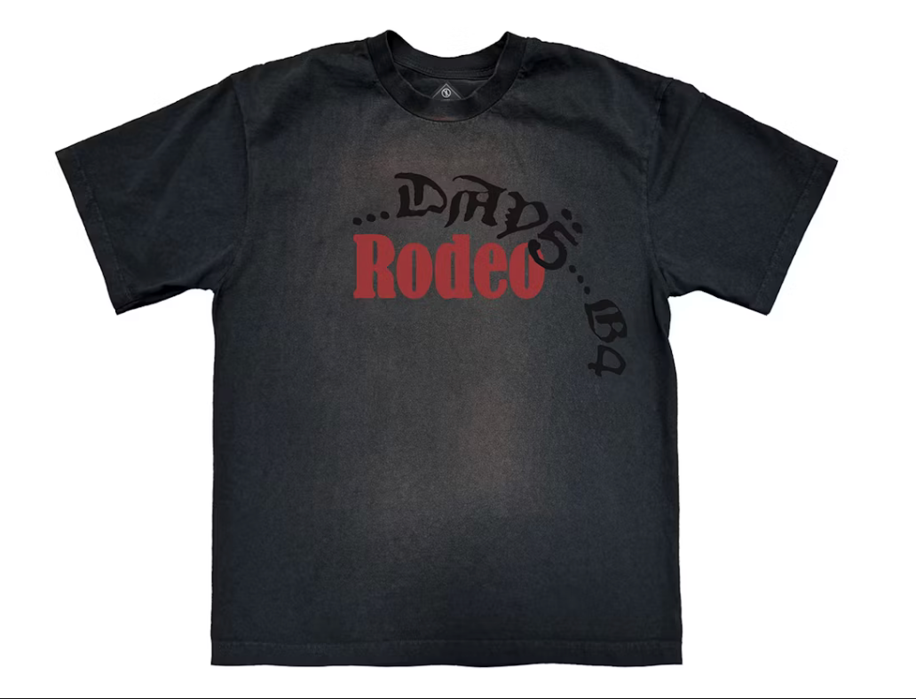 *Travis Scott Cactus Jack x Sp5der Days Before Rodeo I Tee "Black"