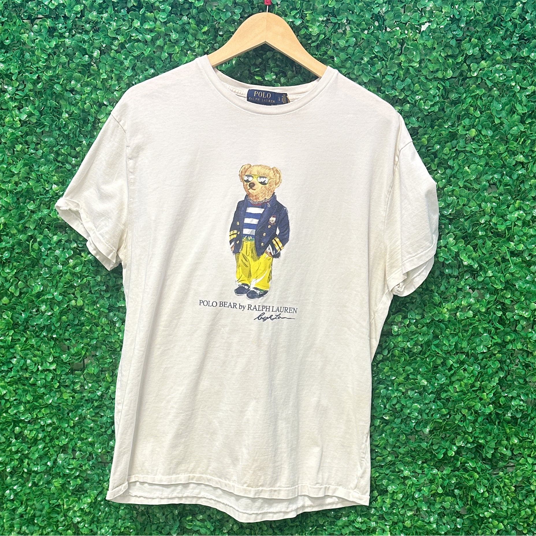 *Polo Ralph Lauren "Nautical Bear" Tee Shirt White