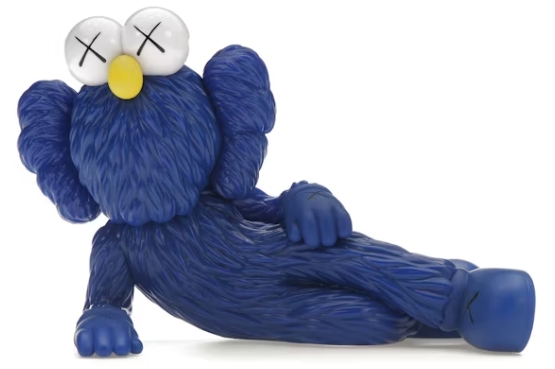 KAWS "TIME OFF" Vinyl Figure (Blue)