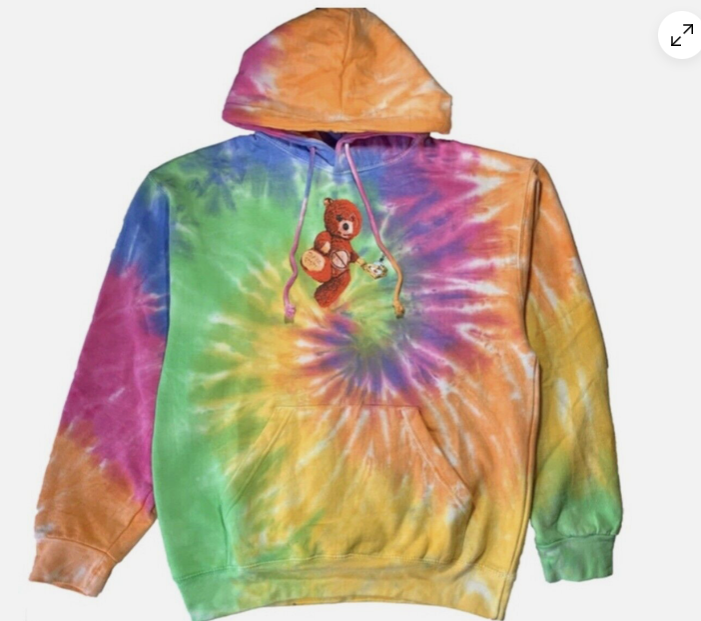 Travis Scott Asrtoworld Toer "Skipping Bear" (Tie-Dye)