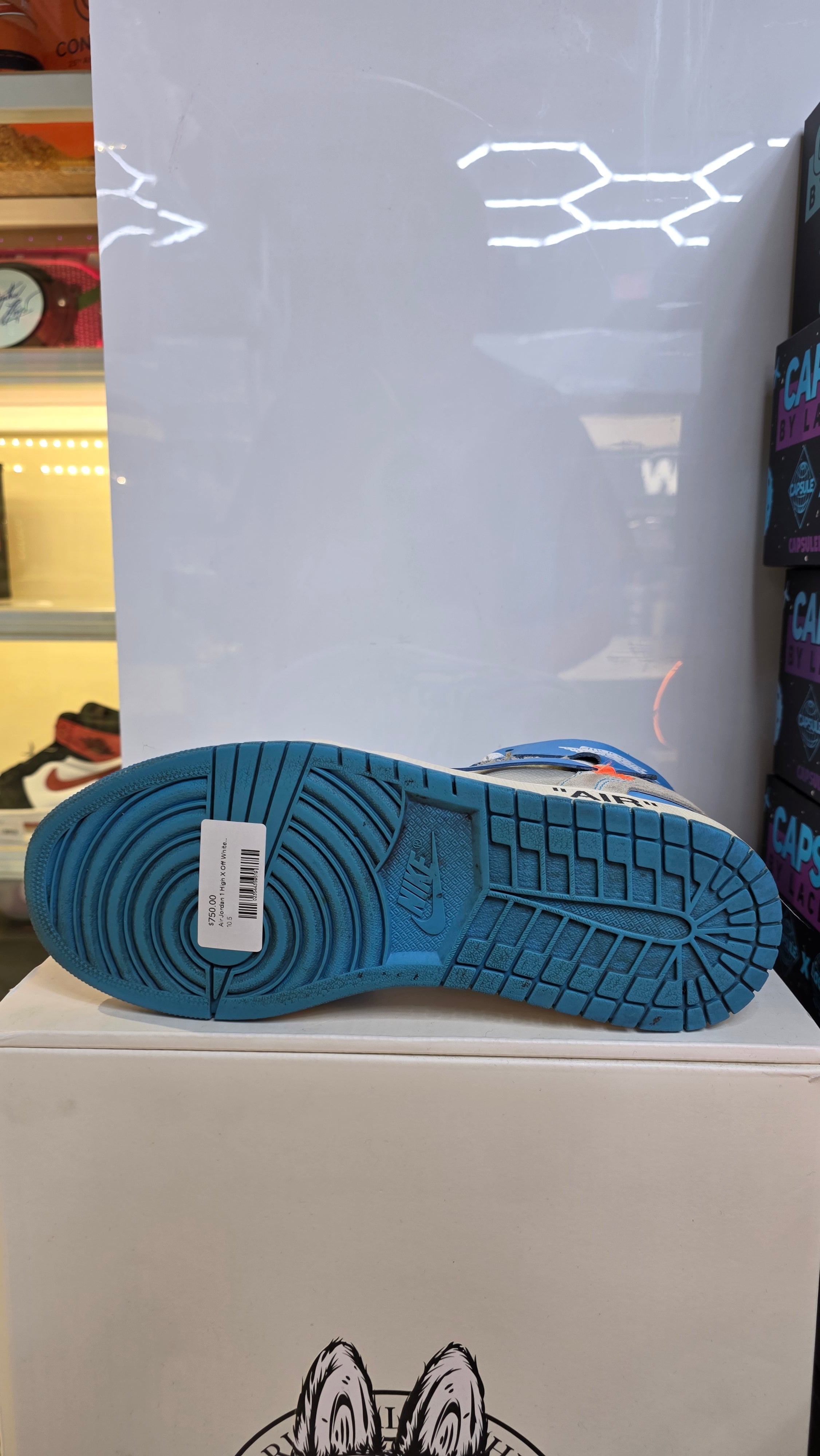 Air Jordan 1 High X Off White "UNC"(Pre-Owned)