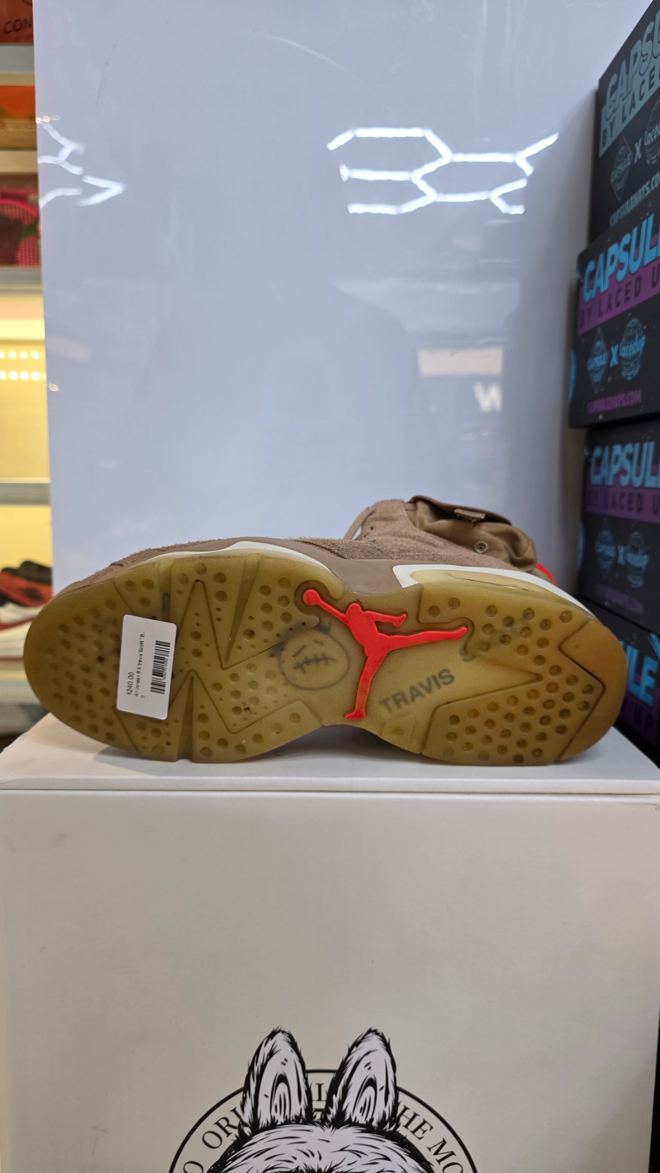 Air Jordan 6 X travis Scott "British Khaki"(Pre-Owned)